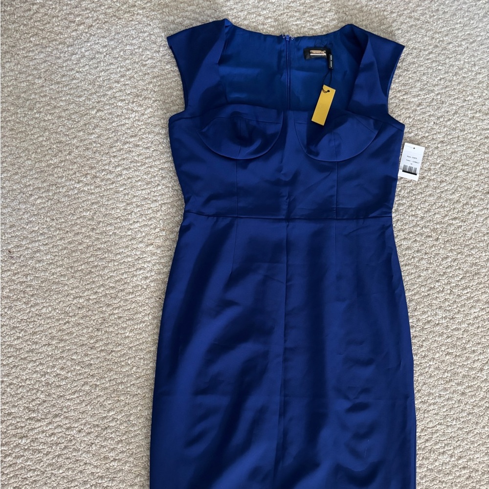 Alexia Admor Blue Sweetheart Sheath Dresse